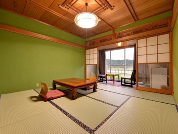 *和室8畳（客室一例）/畳の香りがほのかに薫るお部屋で団欒のひと時をお過ごし下さい。