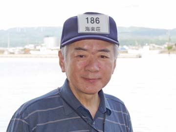 *私が【海楽荘】の館主です。能登の美味しいを皆さまに知って頂きたく仲買の権利を取得しました。