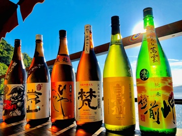 【種類豊富な地酒】地元福井の地酒もぜひ味わってみてください。