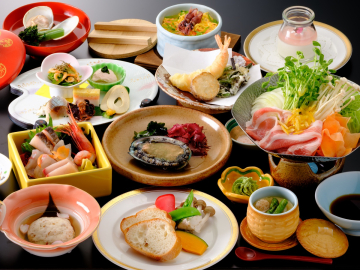 *2026桜会席（活けアワビの踊り焼き付）