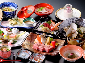 *【雅の膳・黒毛和牛ステーキ付】