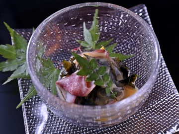 *ご夕食一例（季節の和え物）