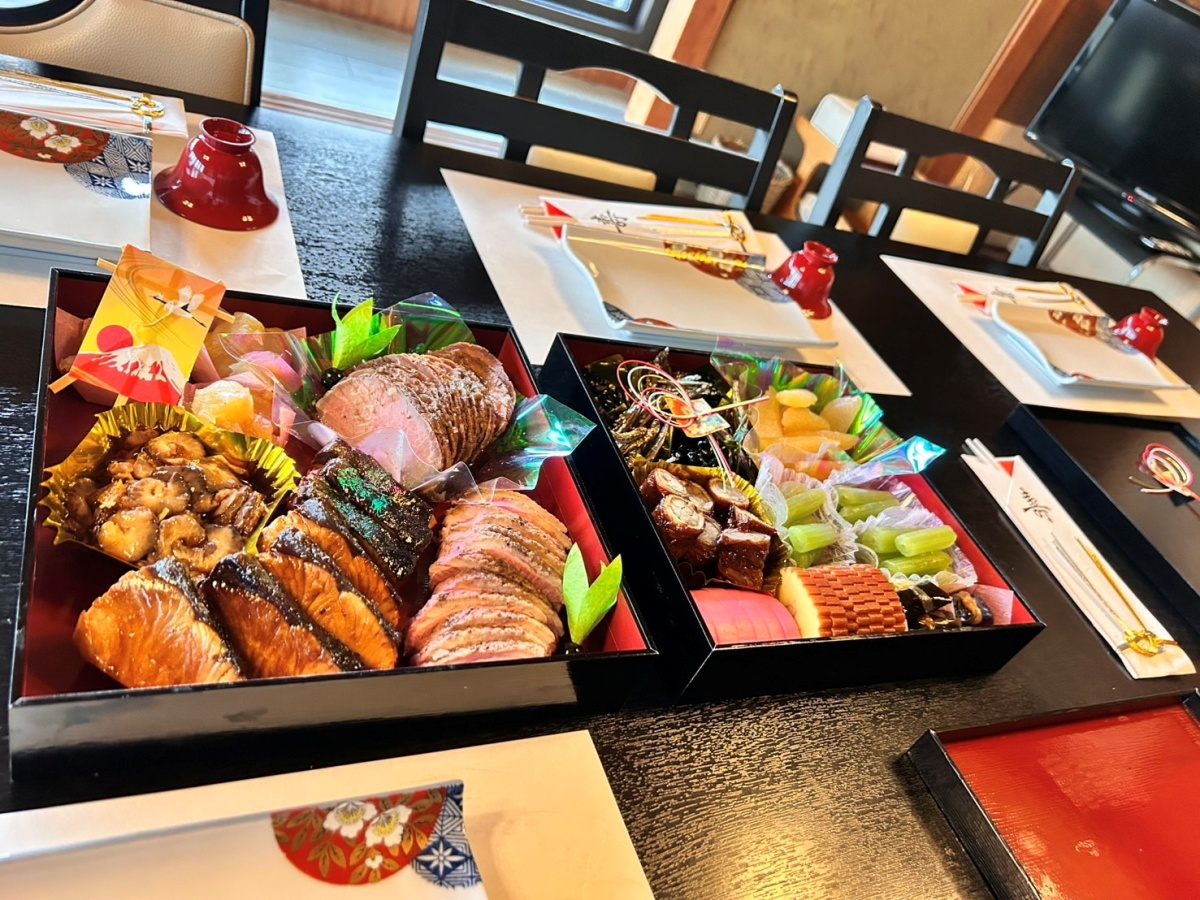 大晦日プラン限定のおせち（一例）