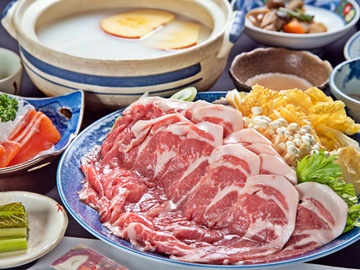 *ご夕食/選べる3種の冬鍋（スタンダード）りんご豆乳しゃぶ・野菜鍋・戸狩鍋より選択