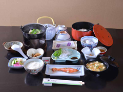 *ご朝食一例/一日の活力となる朝ごはんは質の良い食事から。