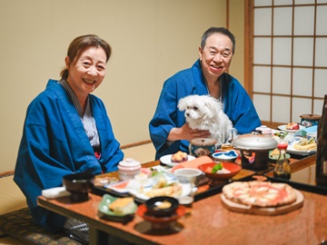 *【当館はお部屋食です】愛犬と一緒にお食事をすることができます