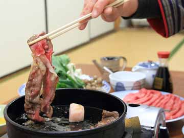 *【すき焼き】当館特製・あまから～いタレでいただく京風すき焼き♪