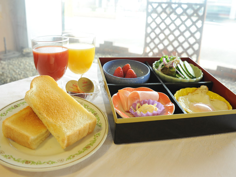 *【ヘルシー洋朝食】品数少なめですが、ちょうど良いボリューム！朝は軽く済ませたい方におすすめ！