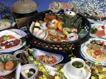 花かご山水(お食事例)