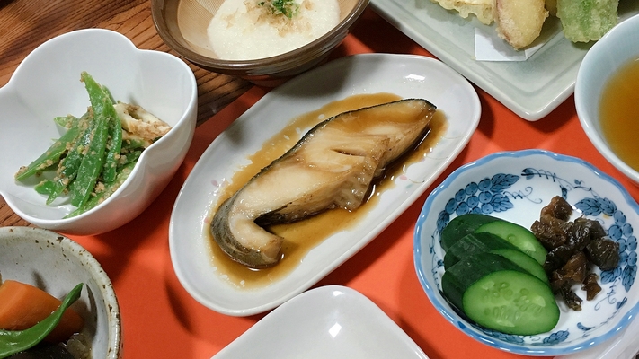 *お食事一例/群馬県産の野菜や米をふんだんに使用しています♪