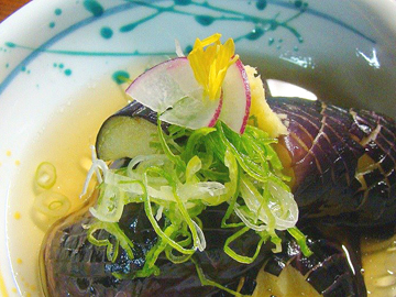 【夏のお料理一例】茄子の揚げ出し