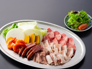 *【バーベキュー】新鮮野菜・厳選したお肉を豪快にBBQ！！（一例）