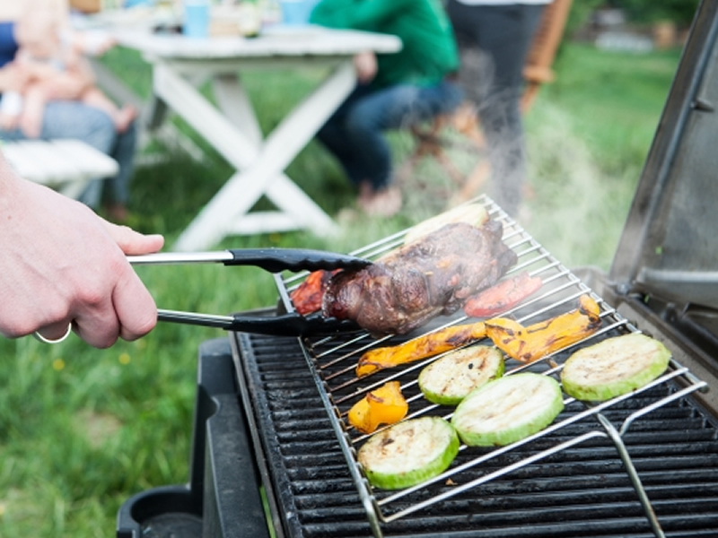 *開放的なお庭でBBQを♪