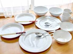 *全客室に調理器具と食器類を完備!ご自由にご利用下さい。