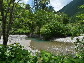 べふ峡の大自然に囲まれた山の1軒宿
