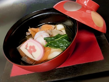*お雑煮／お正月のご朝食にお付けします。一年の無事を祈って◎