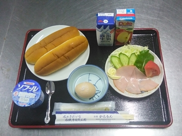 お手軽洋朝食！お部屋でのんびりお召し上がりください。