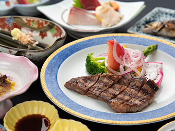 *【夕食一例】岩手県産和牛ステーキ