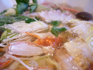 【かにすき】あつあつ♪ほっこりかにちりを心ゆくまで！