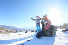 *パノラマコースから八子ヶ峰の山頂へ上るとこんな景色です！