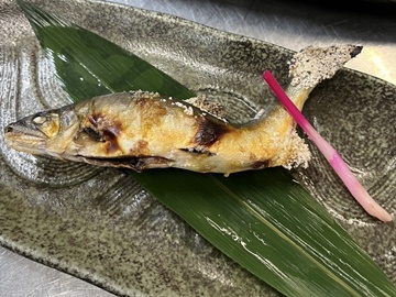 *天然鮎の塩焼き