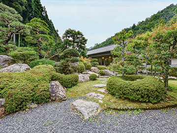 *■お庭■当館のお庭です。気持ちの良い新緑をご覧いただけます。