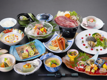 *【新潟たべなせ会席】当館で最もグレードの高い食材＆料理をご提供。目と舌で楽しめる料理をおたべなせ！