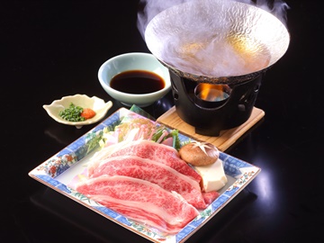 *季節のメイン料理／国産牛しゃぶ