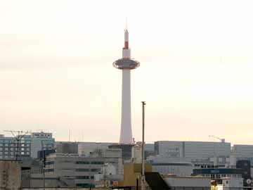 お部屋からは京都タワーがご覧いただけます。(一部のご覧いただけないお部屋もございます)