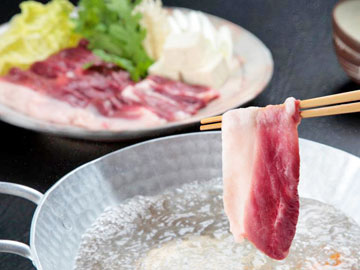 【倭かも鍋】大人気！「倭かも鍋の大鍋」がメインの冬限定のお鍋コース！