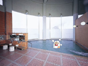 *【大浴場】ツルツル肌になるため「美肌の湯」とも言われています。