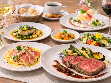 *八ヶ岳の旬を味わう本格イタリアンコース｜甲州牛・春野菜・自家製カラスミ