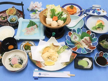 *春会席/技あり鱧をはじめ、春を味覚で感じていただけます。