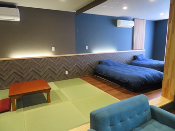 *2022年新設の広々とした和洋室。ご家族・グループ旅行にオススメの客室です。