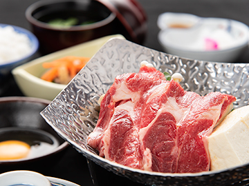 *【夕食一例】山形県産牛のすき焼き小鍋