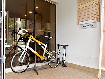 *サイクルスペース◆自転車置き場も完備。サイクリストも安心です。