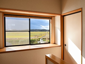 *【二階からの風景】都会の喧騒を忘れ、心落ち着くひと時をお過ごしいただけます。