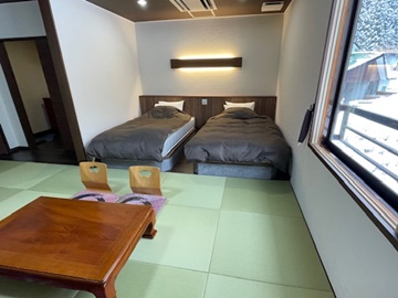 *禁煙・和洋室（バス・トイレ付）/（客室お風呂付）和洋折衷の落ち着いたお部屋となります。