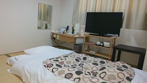 和室4.5畳のお部屋。旧式のお部屋タイプですがその分お得に宿泊いただけます。