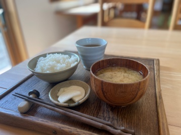 *ご朝食一例/パンスープは、ご飯とお味噌汁への変更もOK。好みに合わせて選べる、体に優しい朝ご飯。