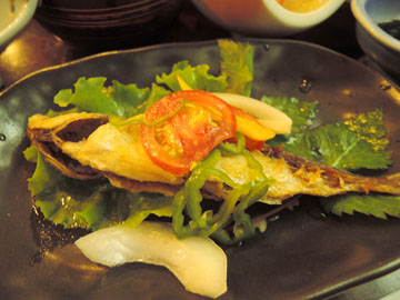 *【アジのマリネ】さっぱりとした味わいが絶品です。