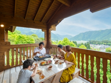 *【部屋】コテージのプライベートテラスBBQ（部屋食）