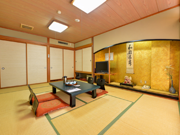 *和室10畳/美しい那須連山と那珂川の四季を遠くから望む―清潔感あふれるお部屋