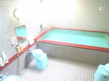 少しとろみがあり化粧水のようなアルカリ性の無色透明の温泉です