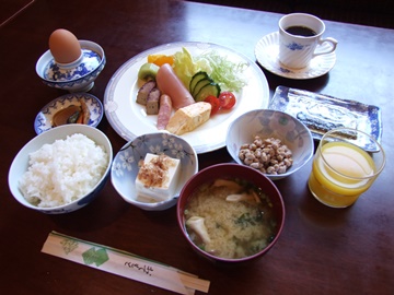 【朝食一例】栄養満点！しっかり食べて元気の源をチャージ♪