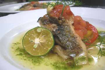*【地中海風ハーフコースディナー】お魚料理一例