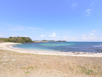 *【筒城浜海水浴場】日本の快水浴場100選に選ばれた壱岐随一のビーチ。宿から徒歩3分