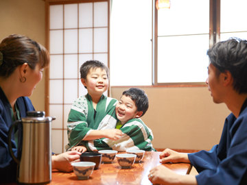 お子様連れのご家族も歓迎！