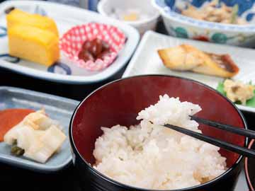 *【朝食一例】秋田県産「ハタハタ米」を炊きたてでいただけます！