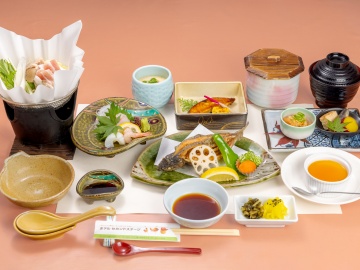 *【里山料理】旅先ならではの山の幸、川の幸・あまごを使った里山料理でおもてなし